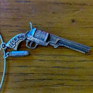 Miranda Lambert Locked & Reloaded gun necklace